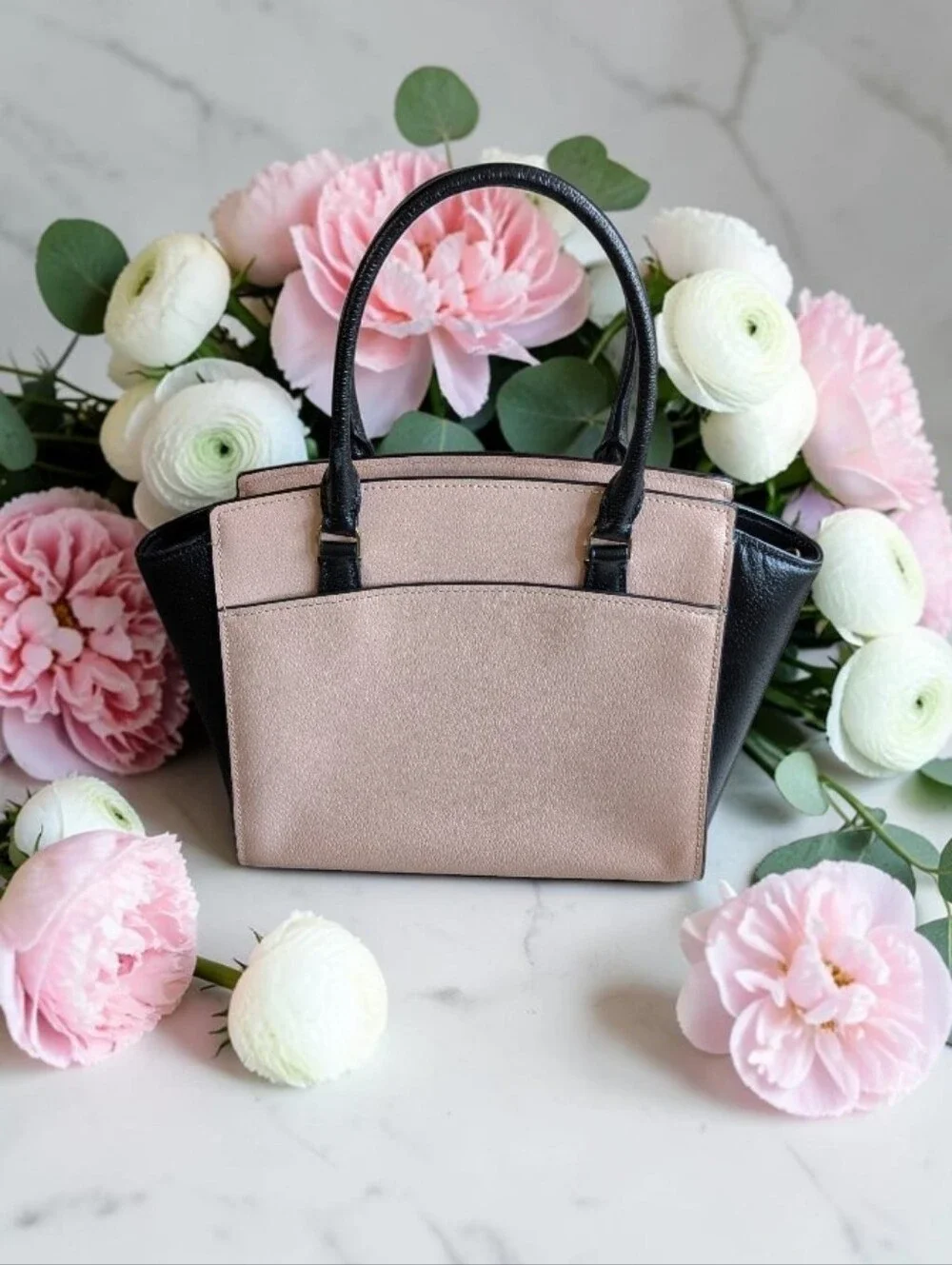 kate spade Pink and Black Two-Tone Satchel